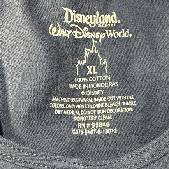 Disneyland Resort Walt Disney World NWT Navy Blue Mickey Mouse Tank Top Size XL - Picture 4 of 6